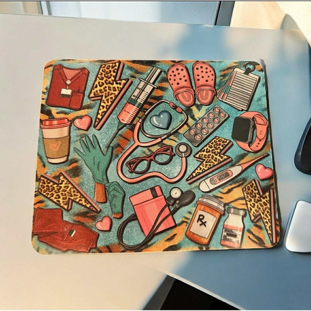 Medical Professional Mouse Pad, Desk‎ Mat, For Home, Office Gifting 9.4"x 7.6"